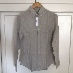 J. Crew Slim untucked linen shirt